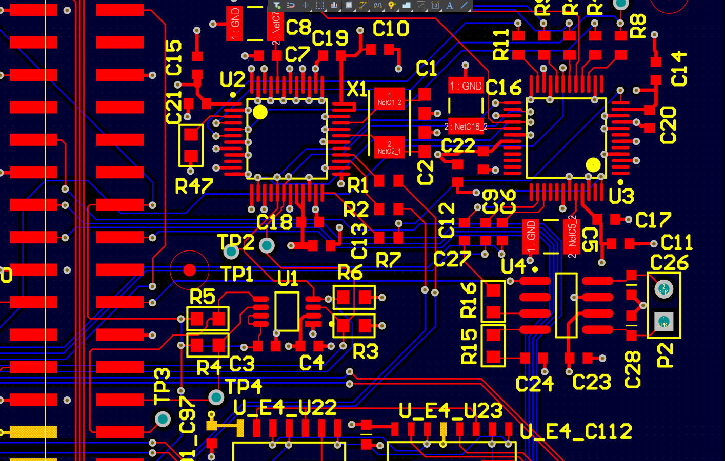 Printed circuit board design work by MCG LLC